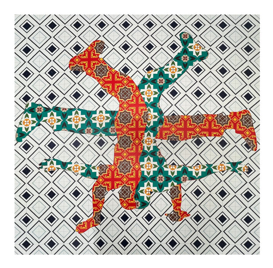 Bboy 2  110 cm x 110 cm x 4cm